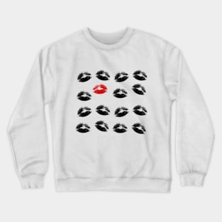 Red kiss Crewneck Sweatshirt